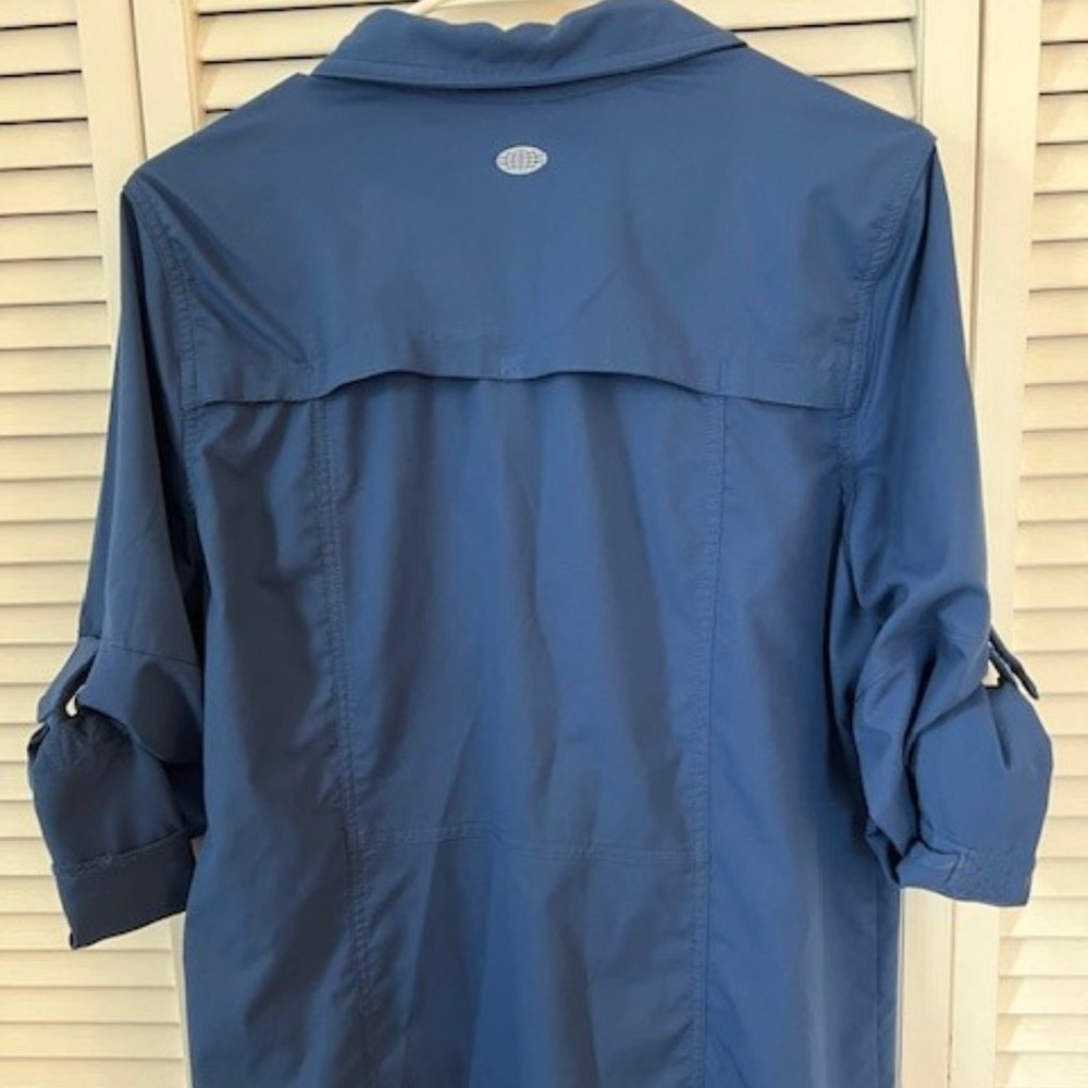 Reel Legends Saltwater Blue Shirt - Picture 2 of 4